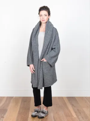 capote coat - charcoal