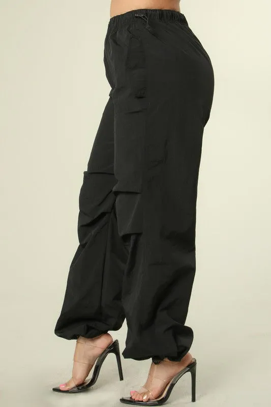 Cargo Joggers- Black