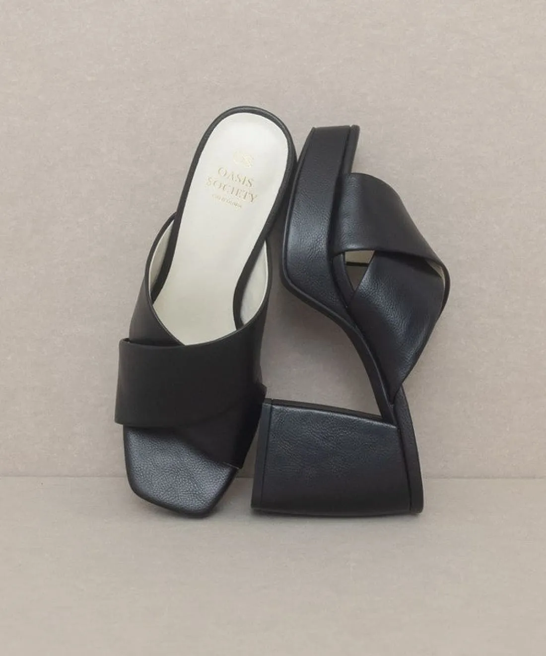 Carmen Chunky Platform Mules