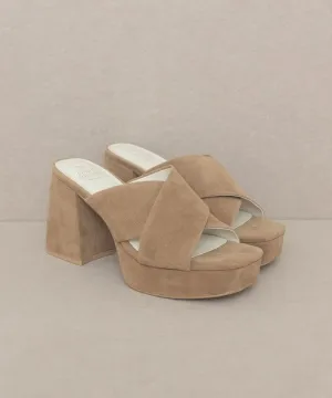 Carmen Chunky Platform Mules