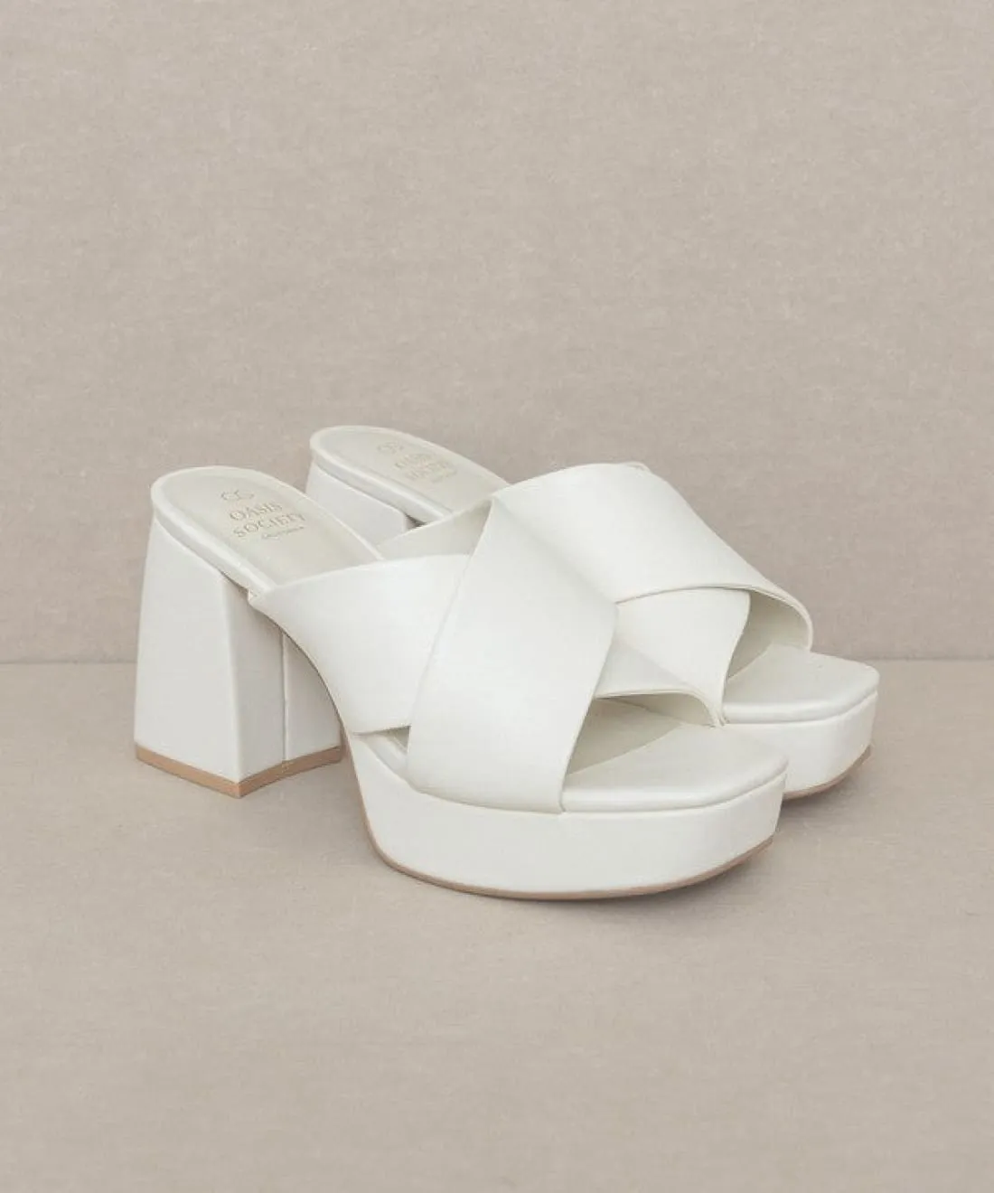 Carmen Chunky Platform Mules