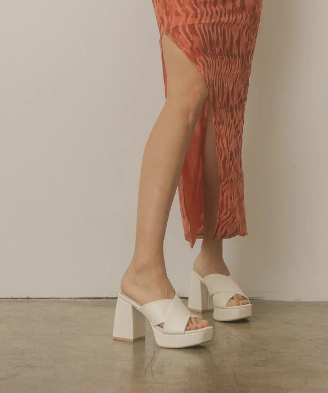 Carmen Chunky Platform Mules