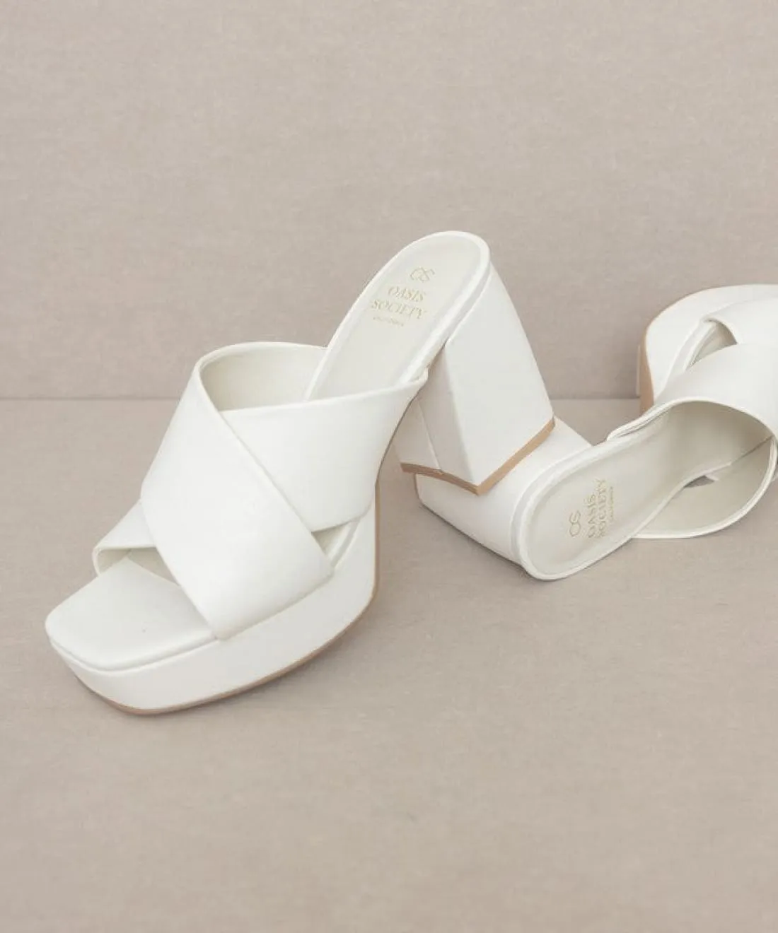 Carmen Chunky Platform Mules