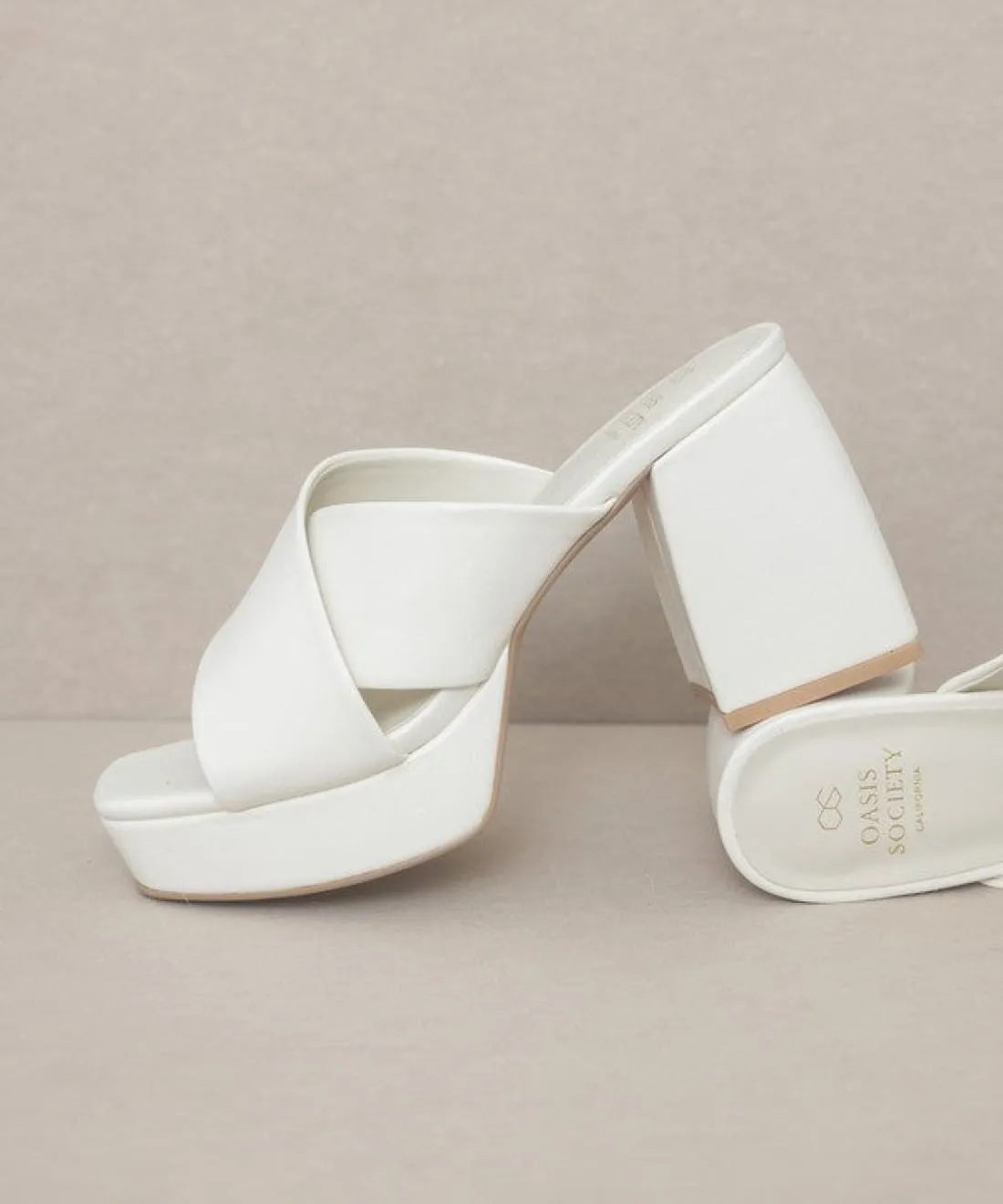 Carmen Chunky Platform Mules