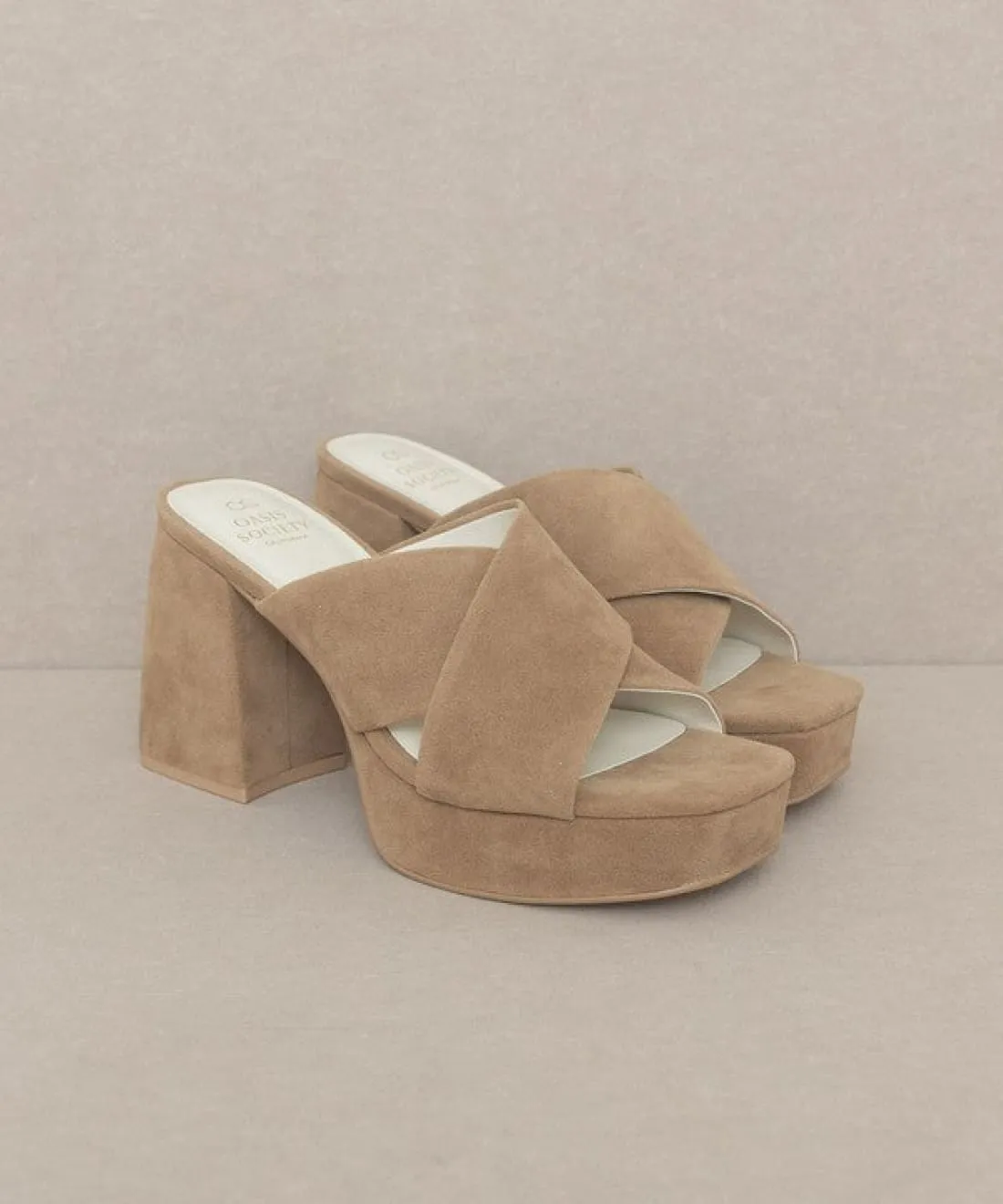 Carmen Chunky Platform Mules