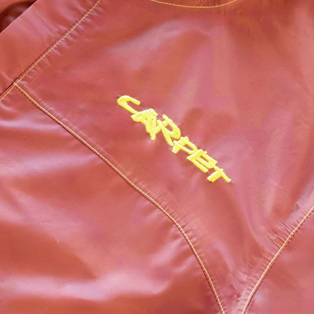 Carpet Company 'Thermal' Rain Jacket (Brown / Yellow)