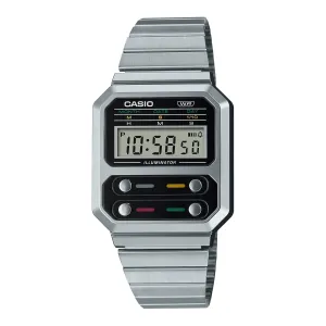 Casio Vintage A100 Silver A100WE-1A