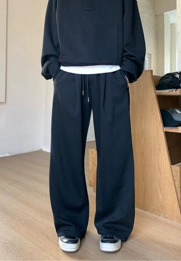 Casual Wide-Leg Sweatpants