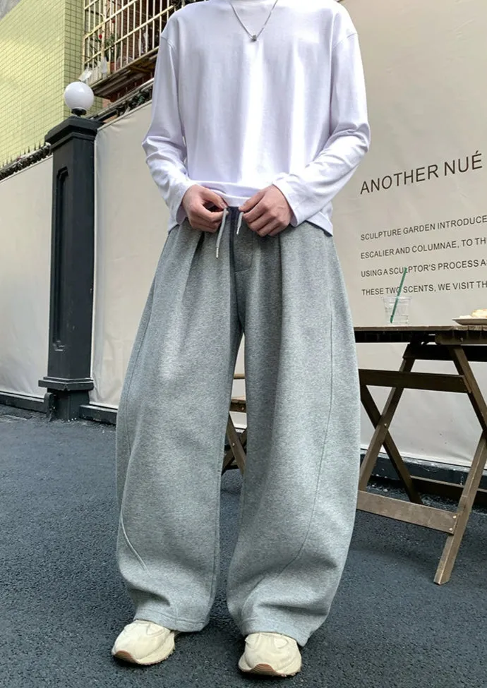 Casual Wide-Leg Sweatpants