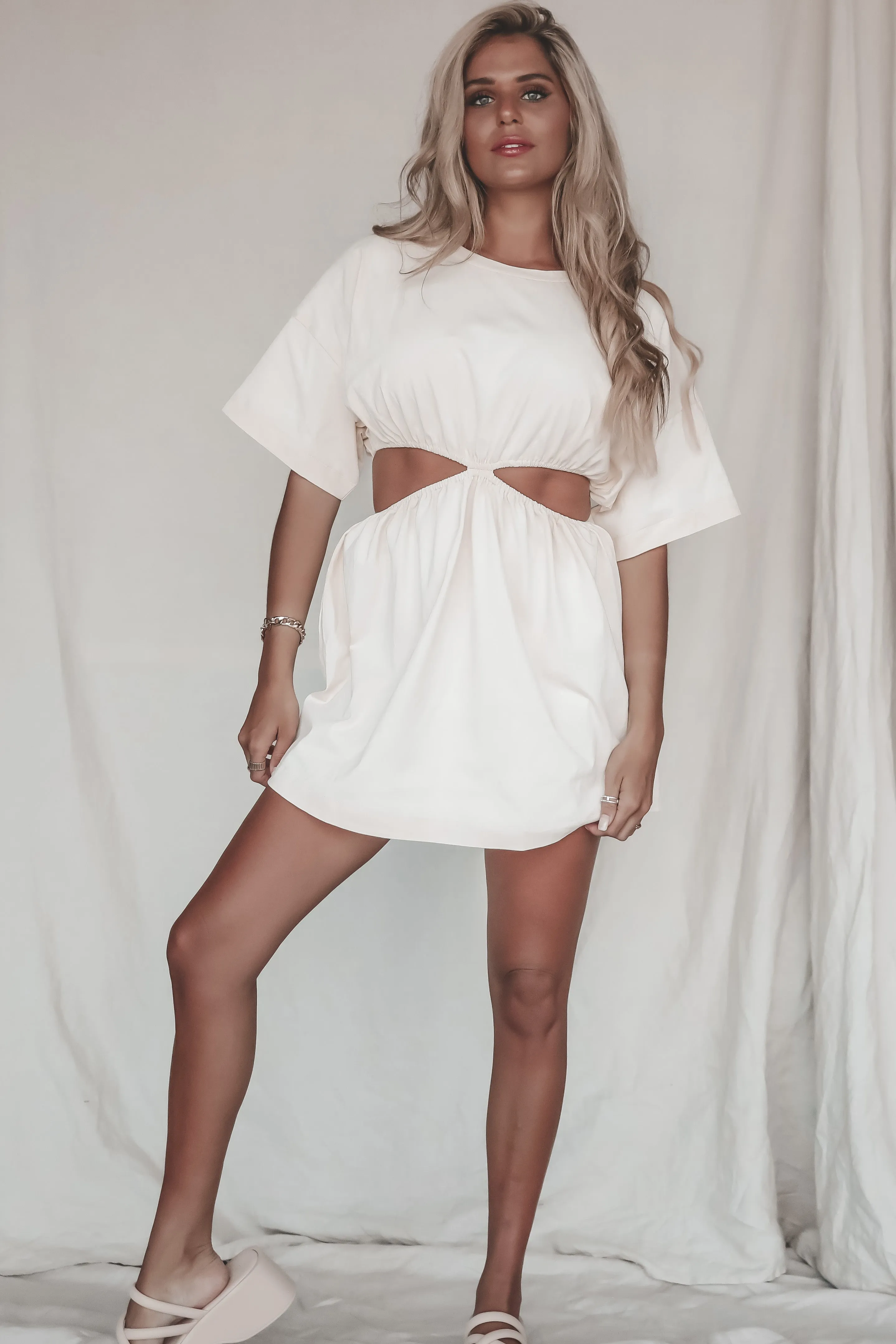 Catch Me Chilling Cutout Mini Dress