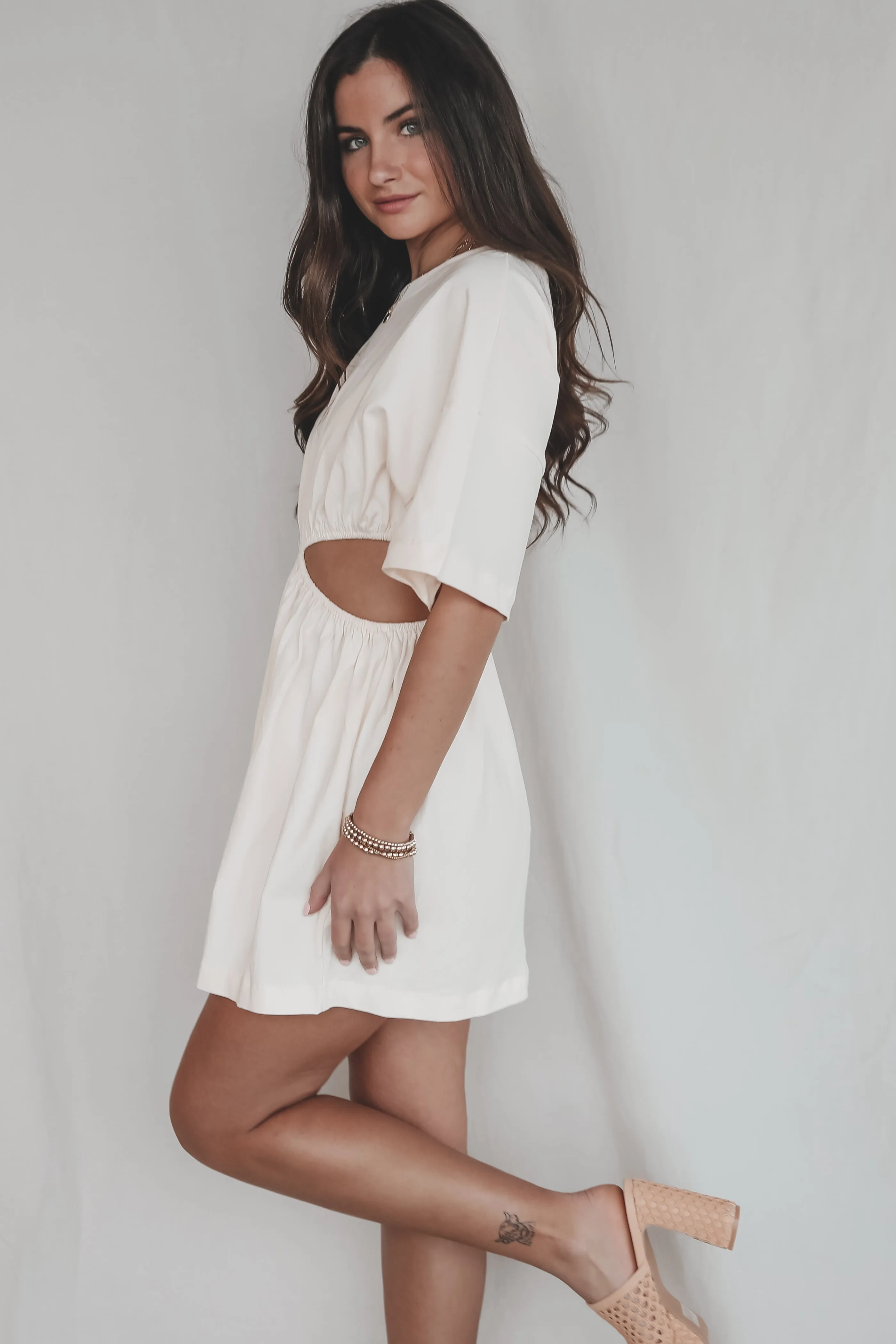 Catch Me Chilling Cutout Mini Dress
