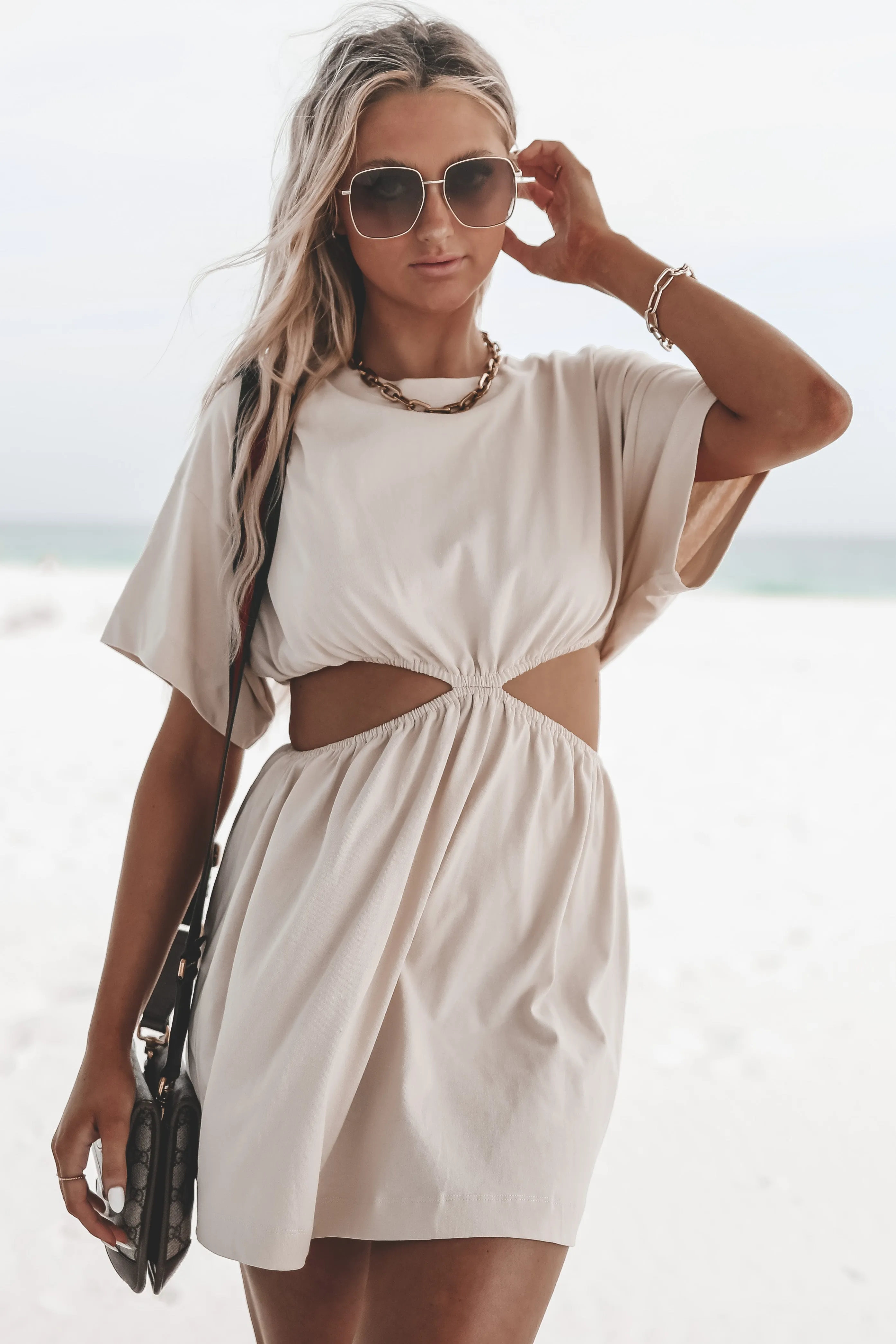 Catch Me Chilling Cutout Mini Dress