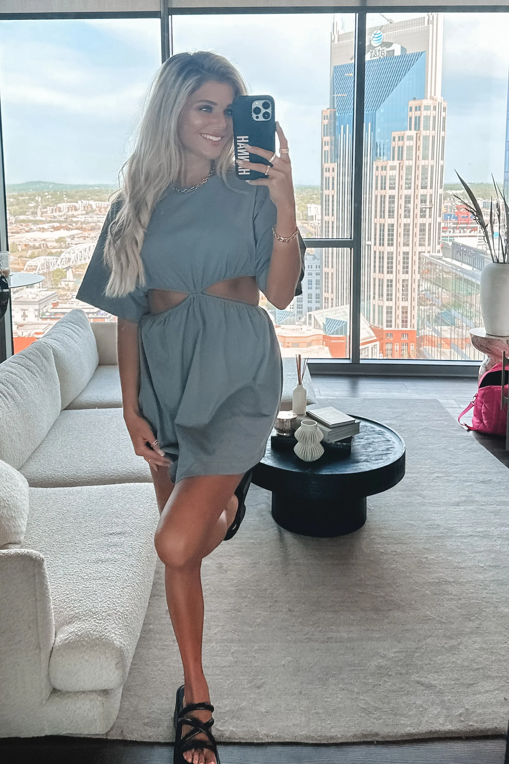 Catch Me Chilling Cutout Mini Dress