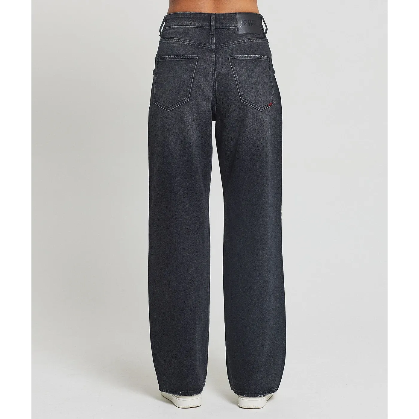 Charcoal Wide Leg Baggy Jeans