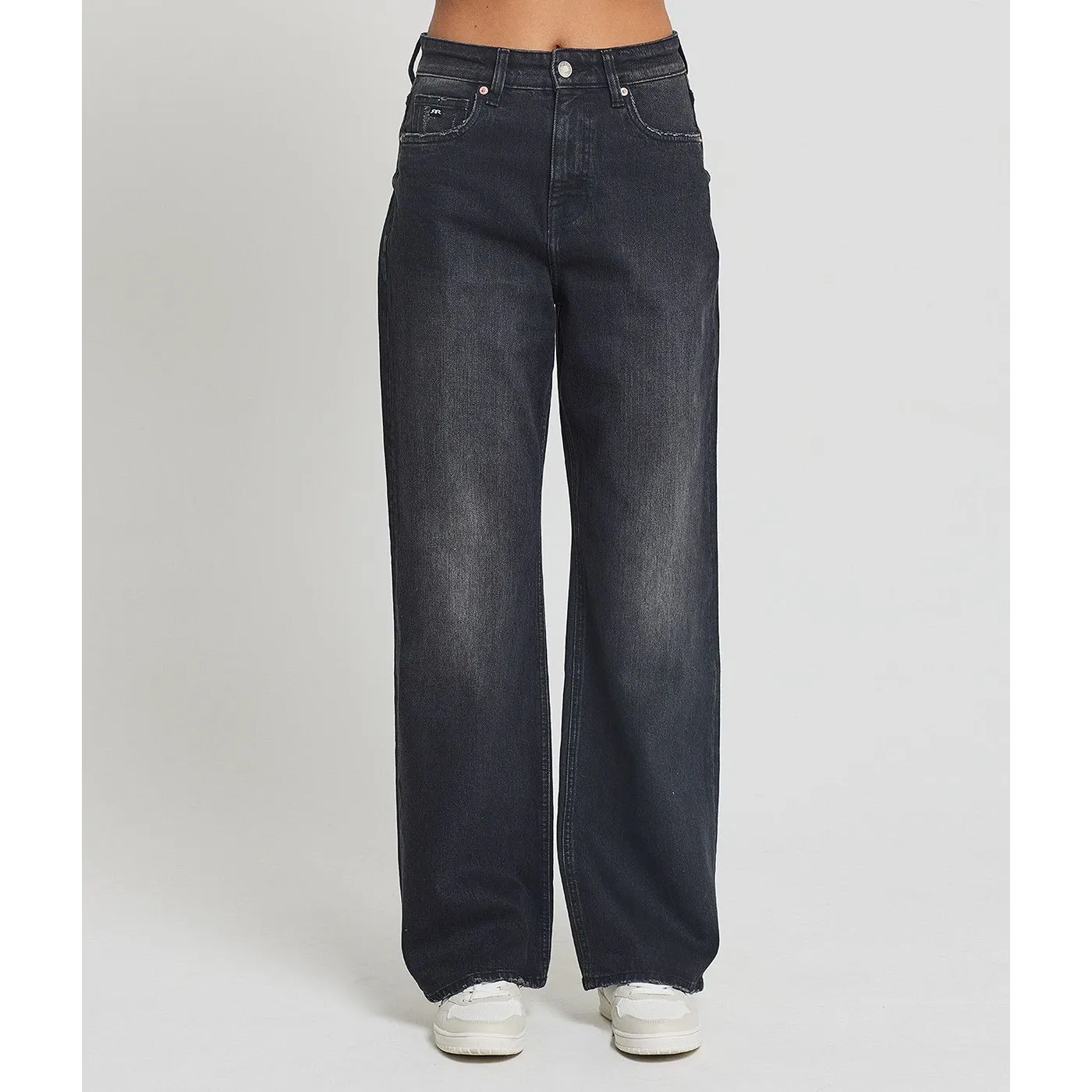 Charcoal Wide Leg Baggy Jeans