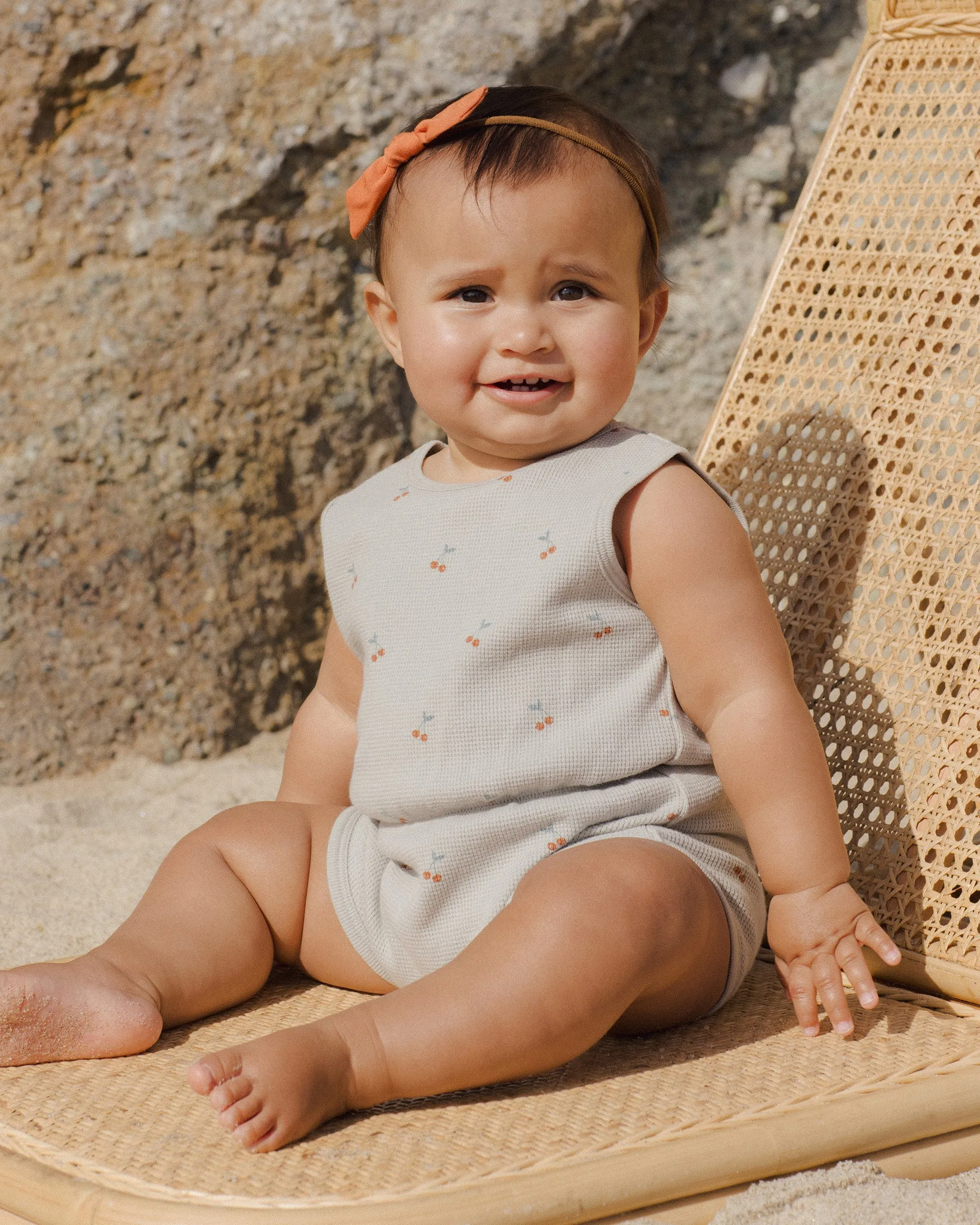 Cinch Playsuit || Cherries