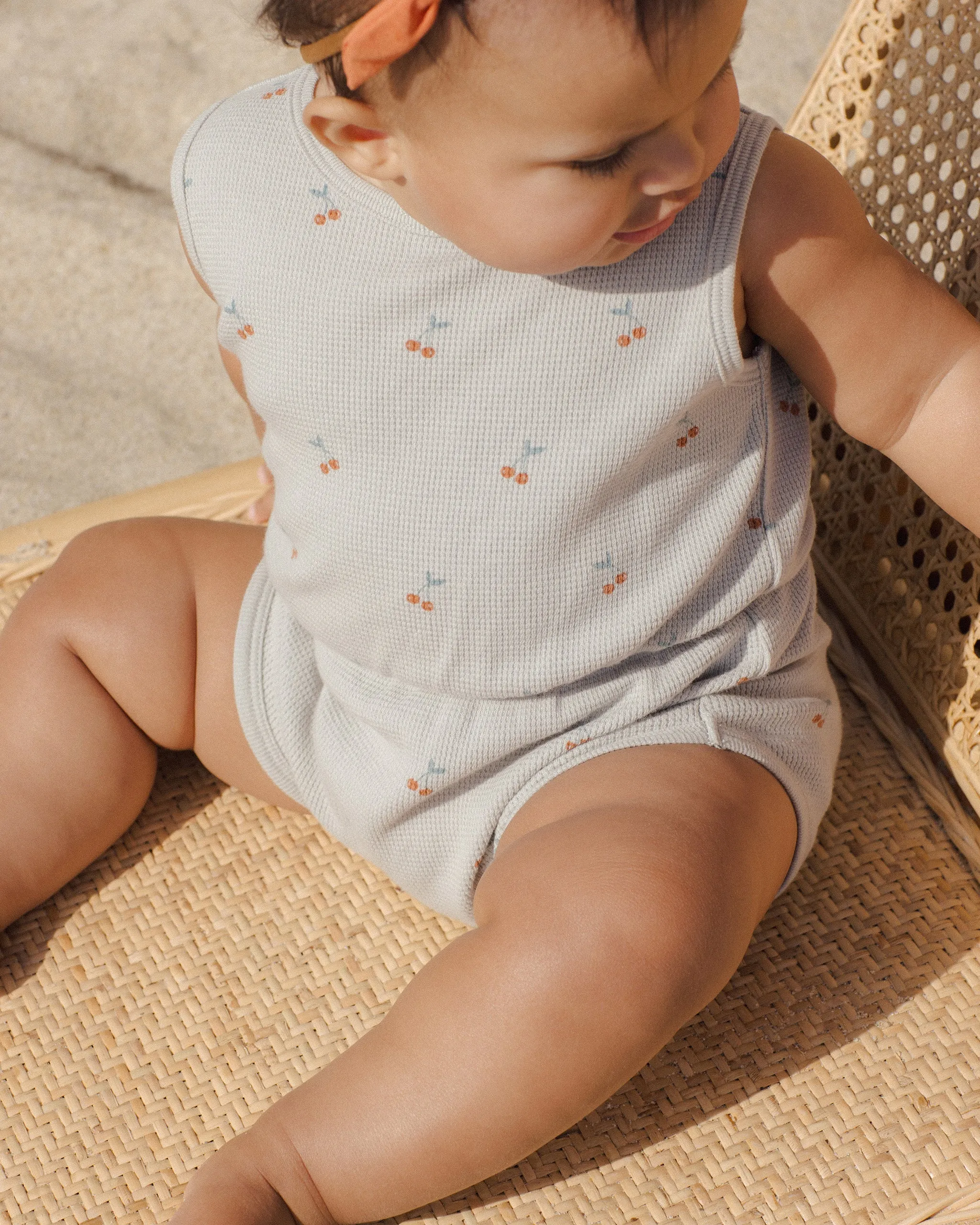 Cinch Playsuit || Cherries