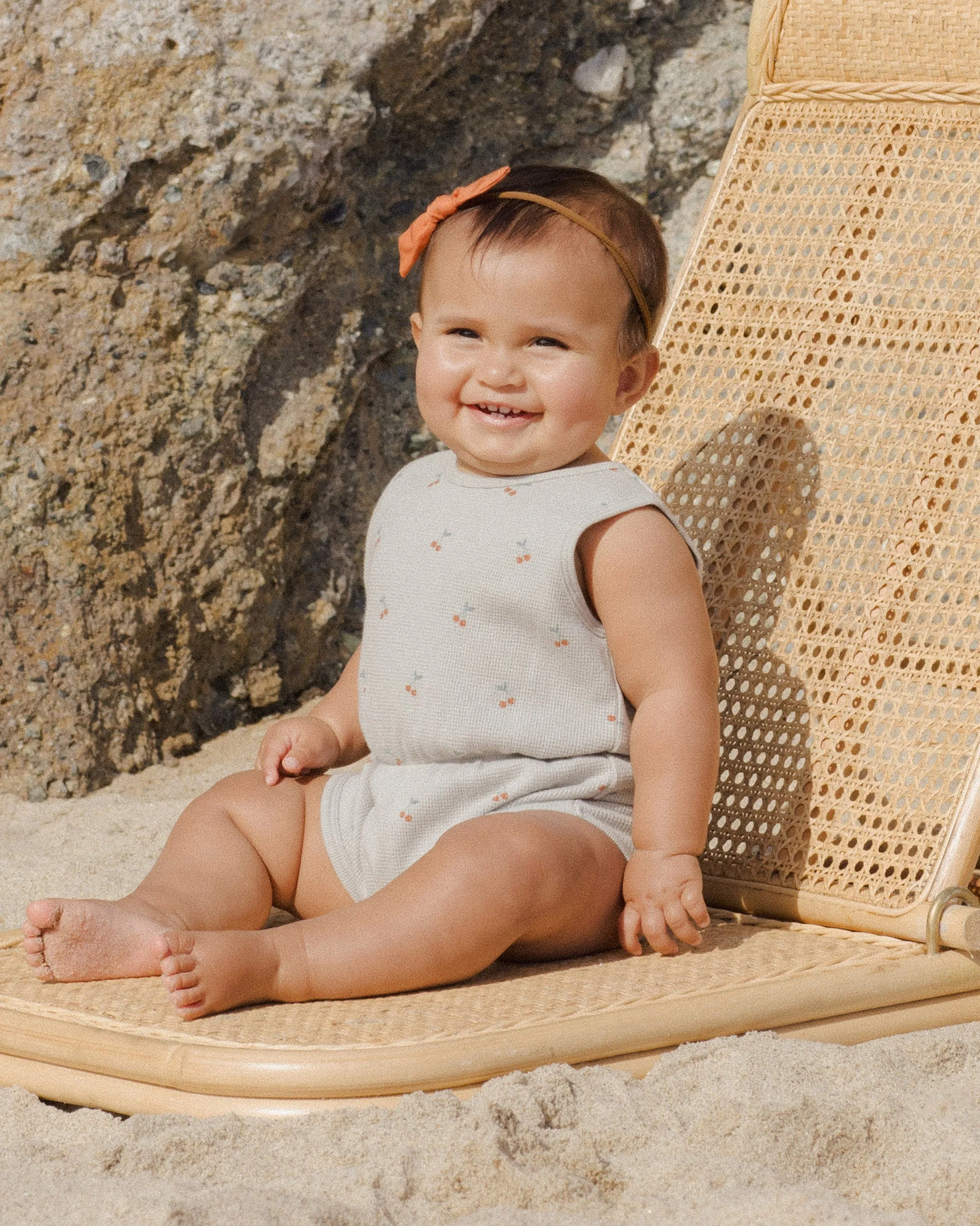 Cinch Playsuit || Cherries