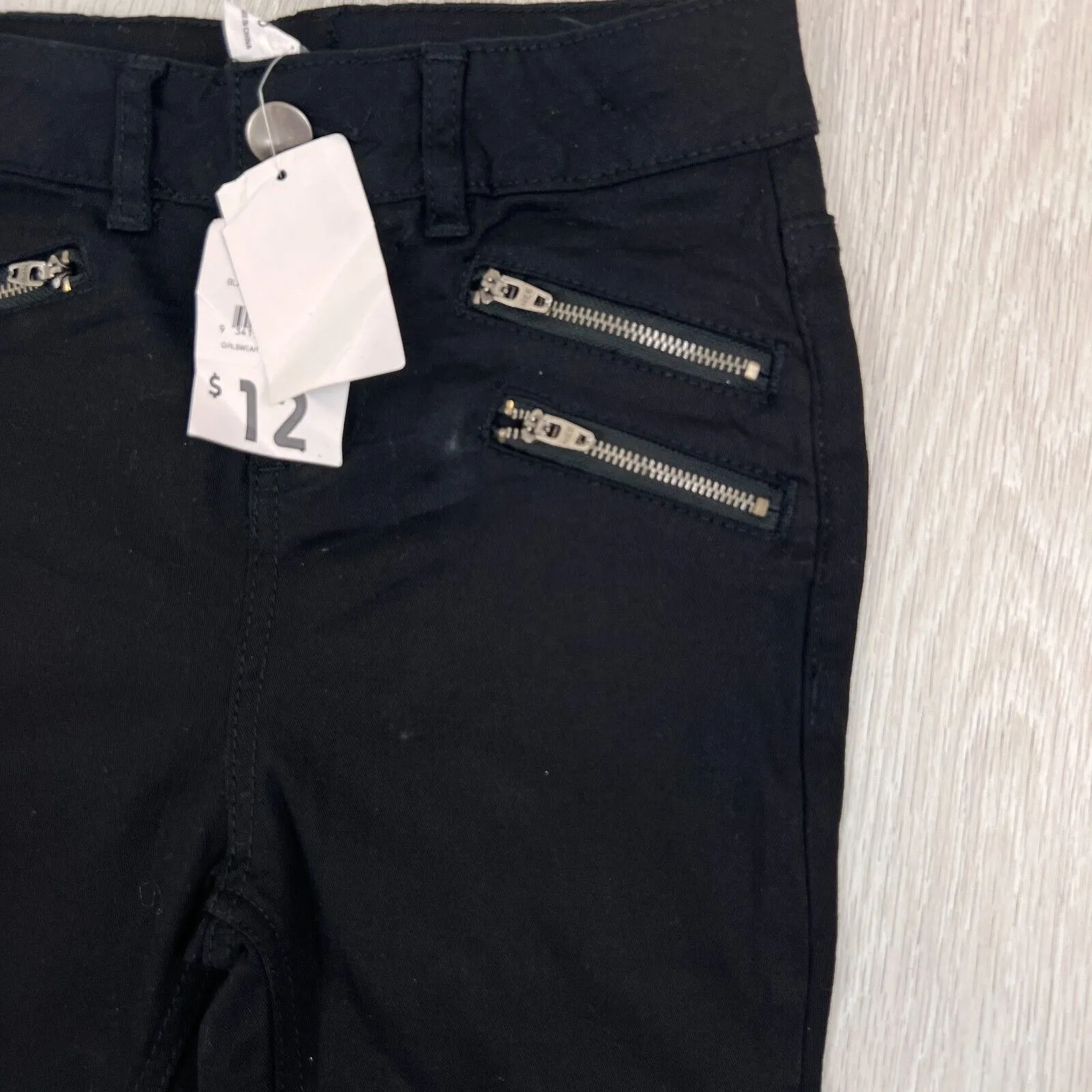 Clothing & Co Girls Black Jeans Size 8 (New)