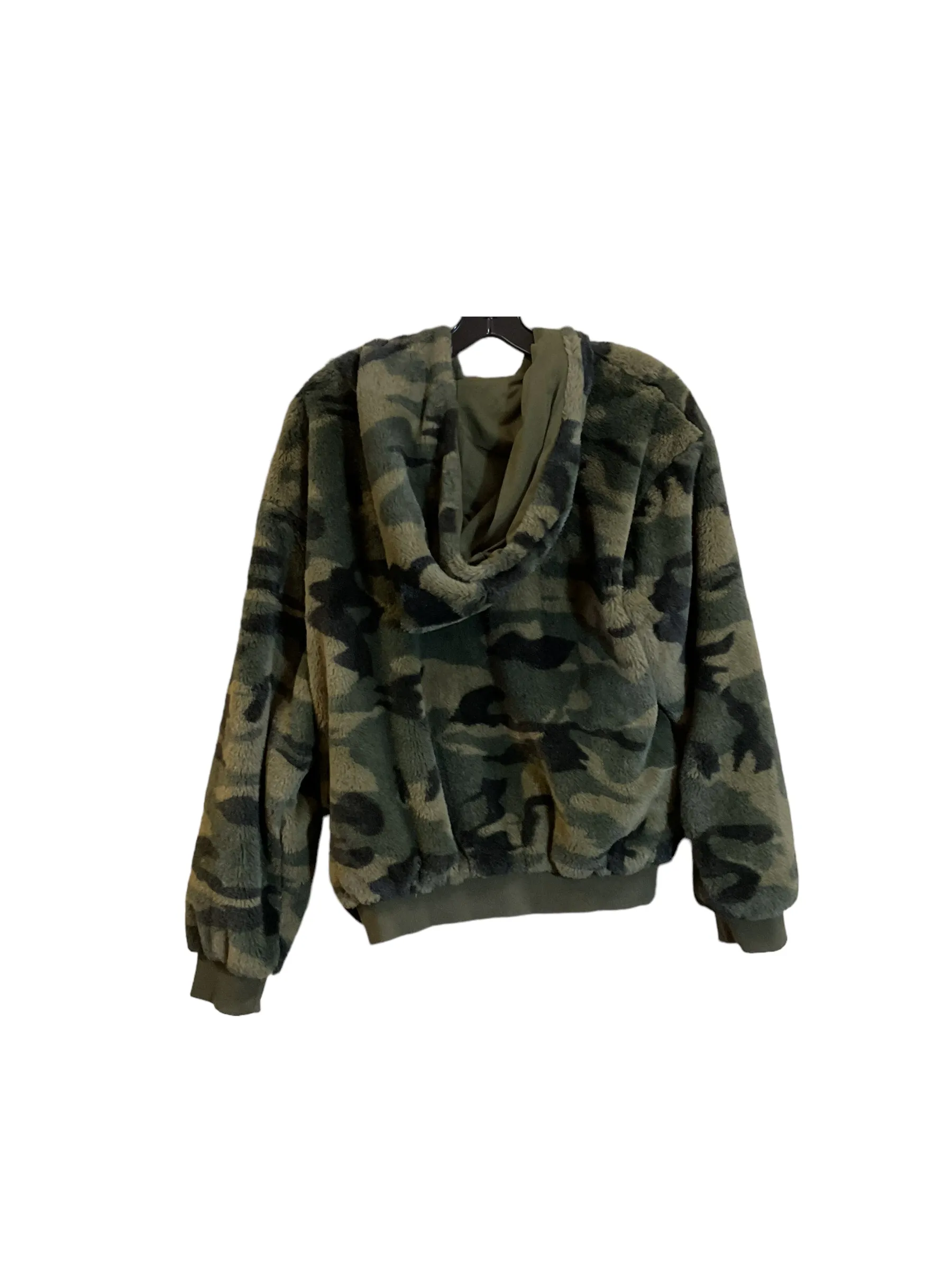 Coat Faux Fur & Sherpa By Ee Some  Size: M