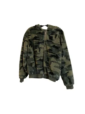 Coat Faux Fur & Sherpa By Ee Some  Size: M
