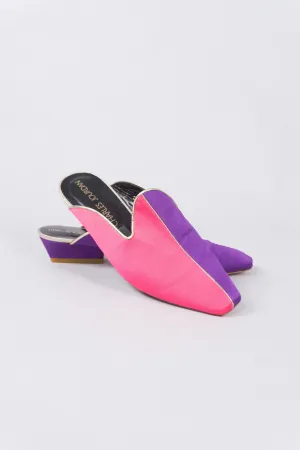 Colorblock Mules