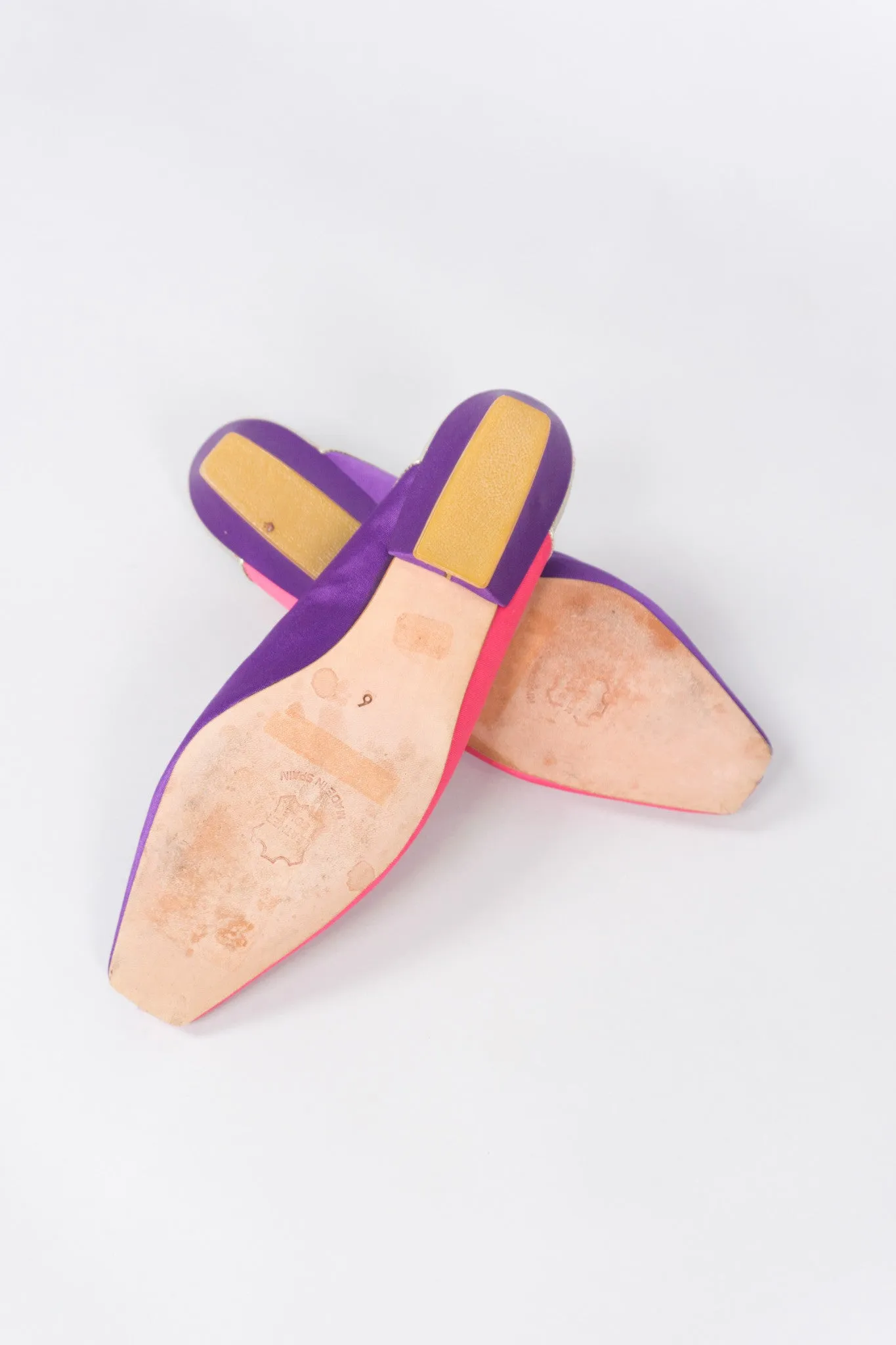 Colorblock Mules