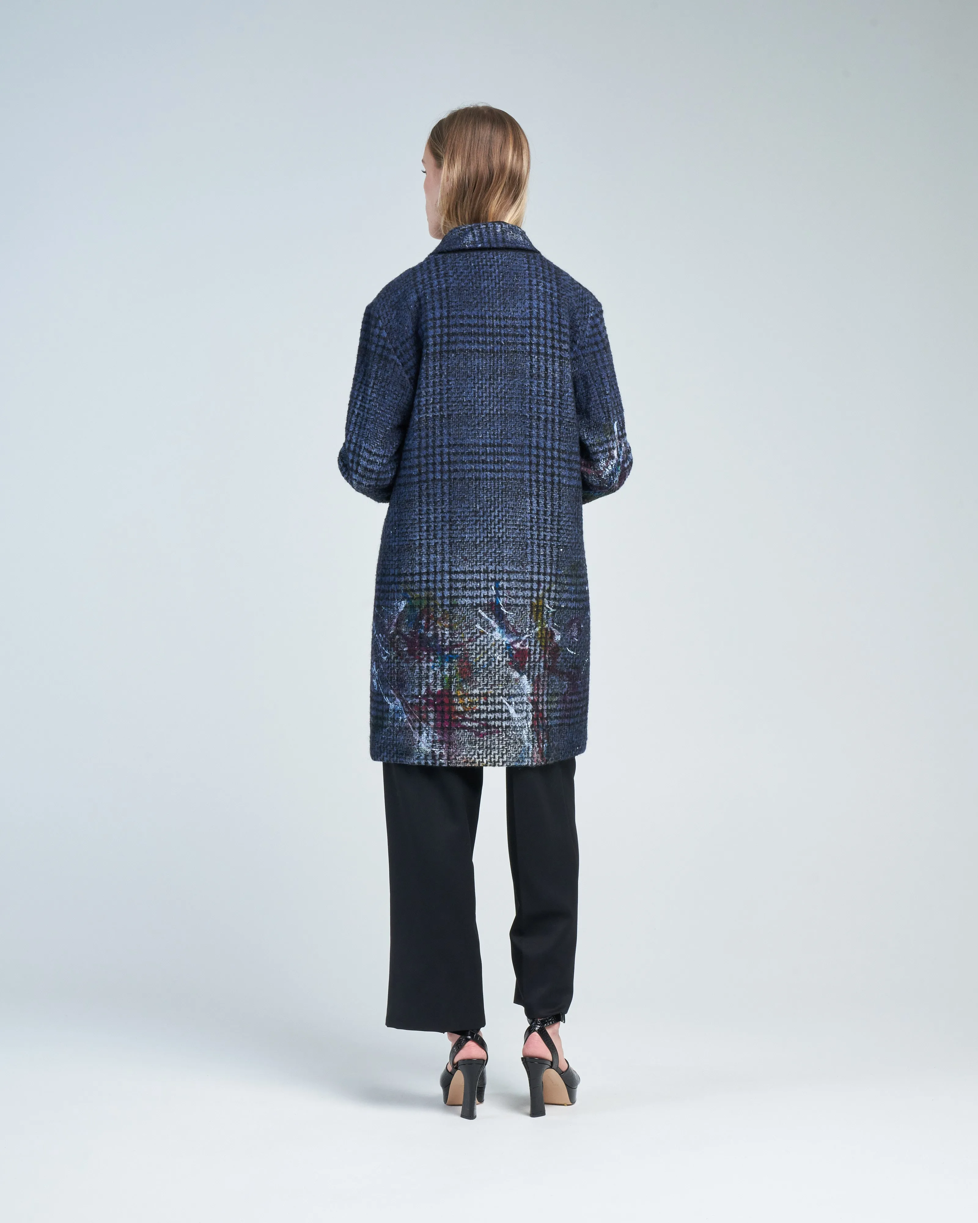 colorful splashes prince of wales rever coat