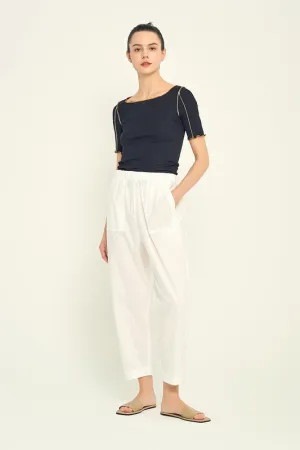 Cotton Poplin Pants