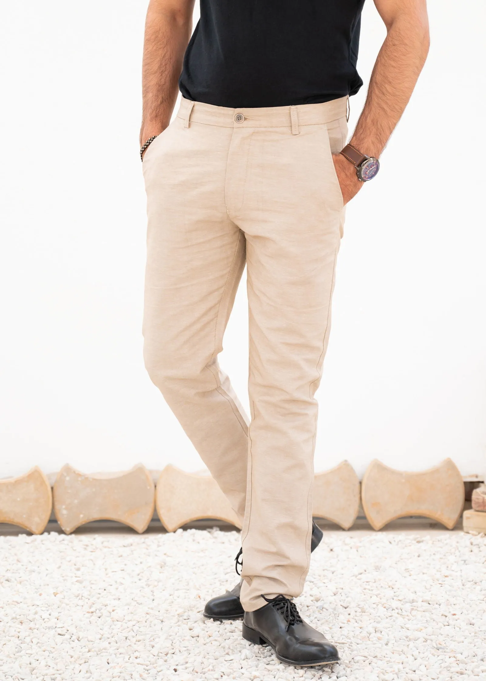 Cotton Sand Chino Pant