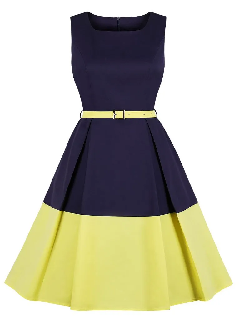 Cotton With Pocket A Line 50S Dress