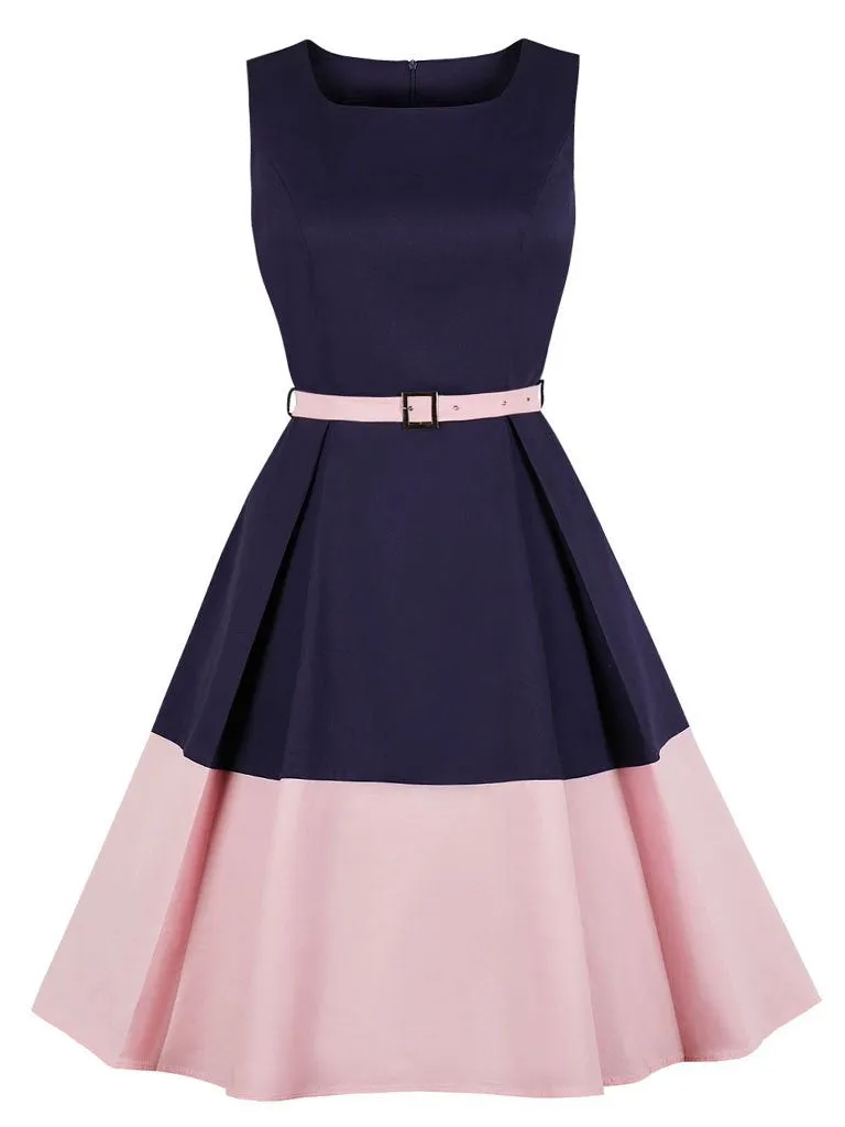 Cotton With Pocket A Line 50S Dress