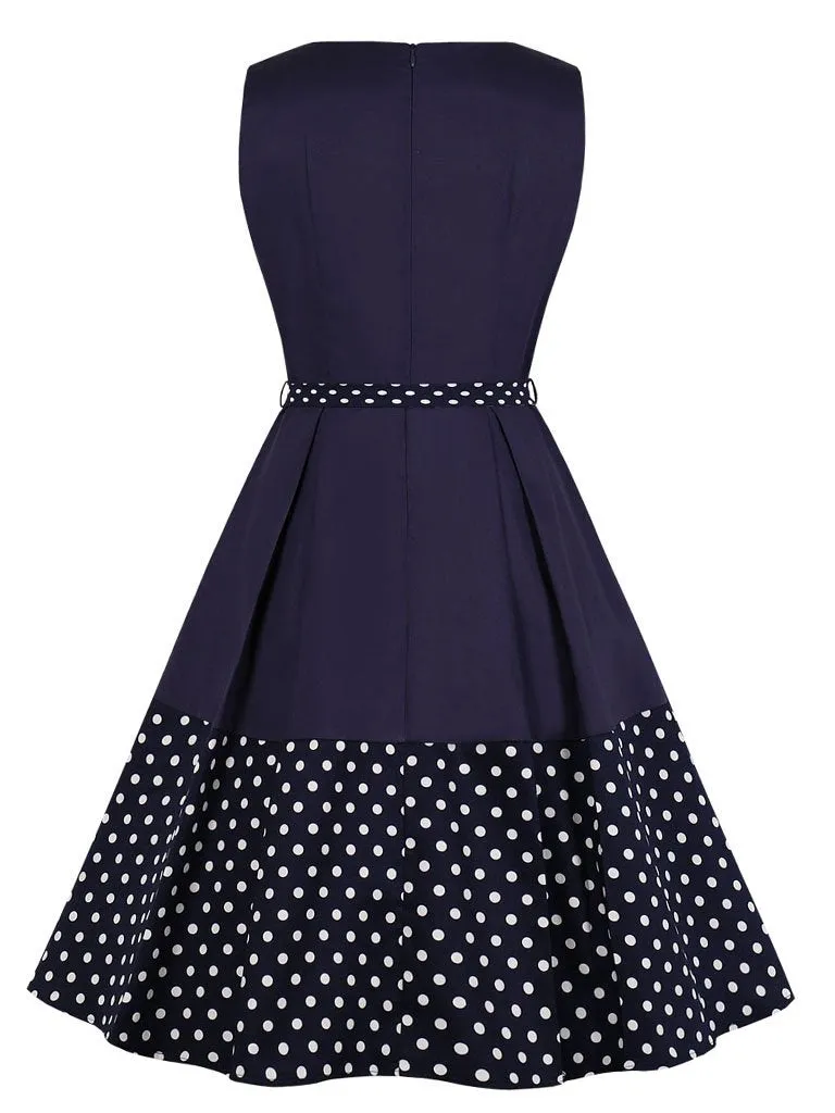 Cotton With Pocket A Line 50S Dress