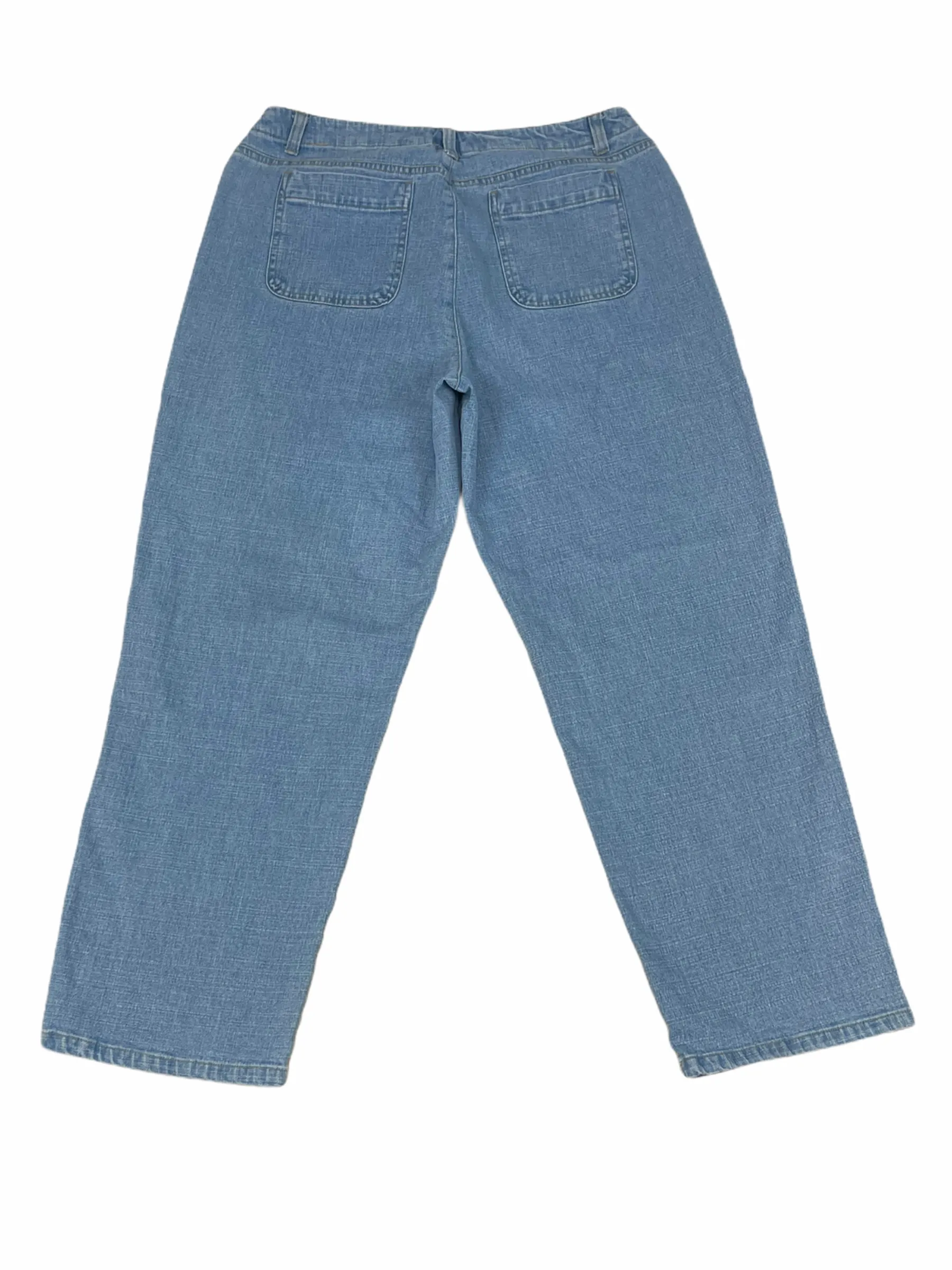 Crazy Horse Light Wash Wide Leg Jeans