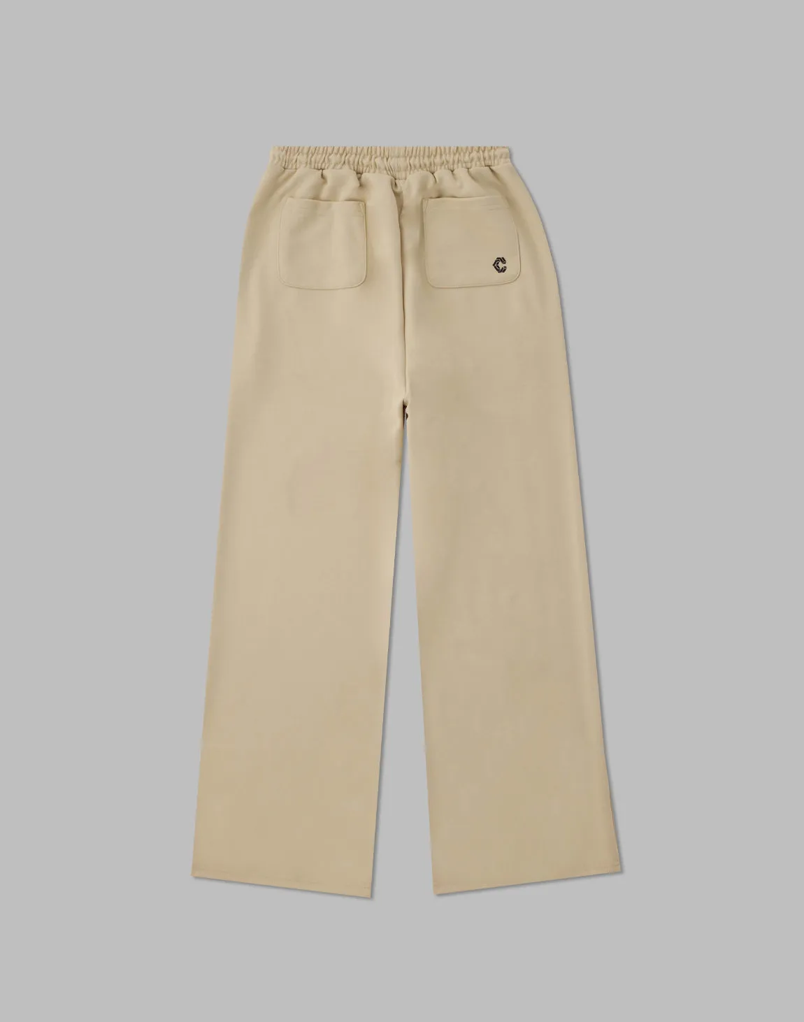 CRONOS WOMEN JERSEY WIDE PANTS【BEIGE】
