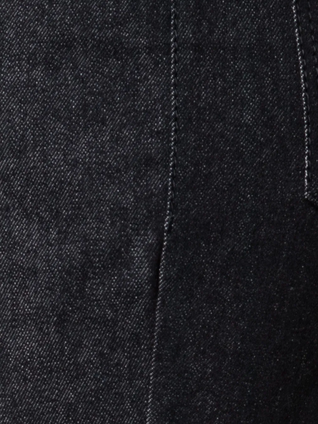 Cropped Flared Cotton Denim Stretch Pants
