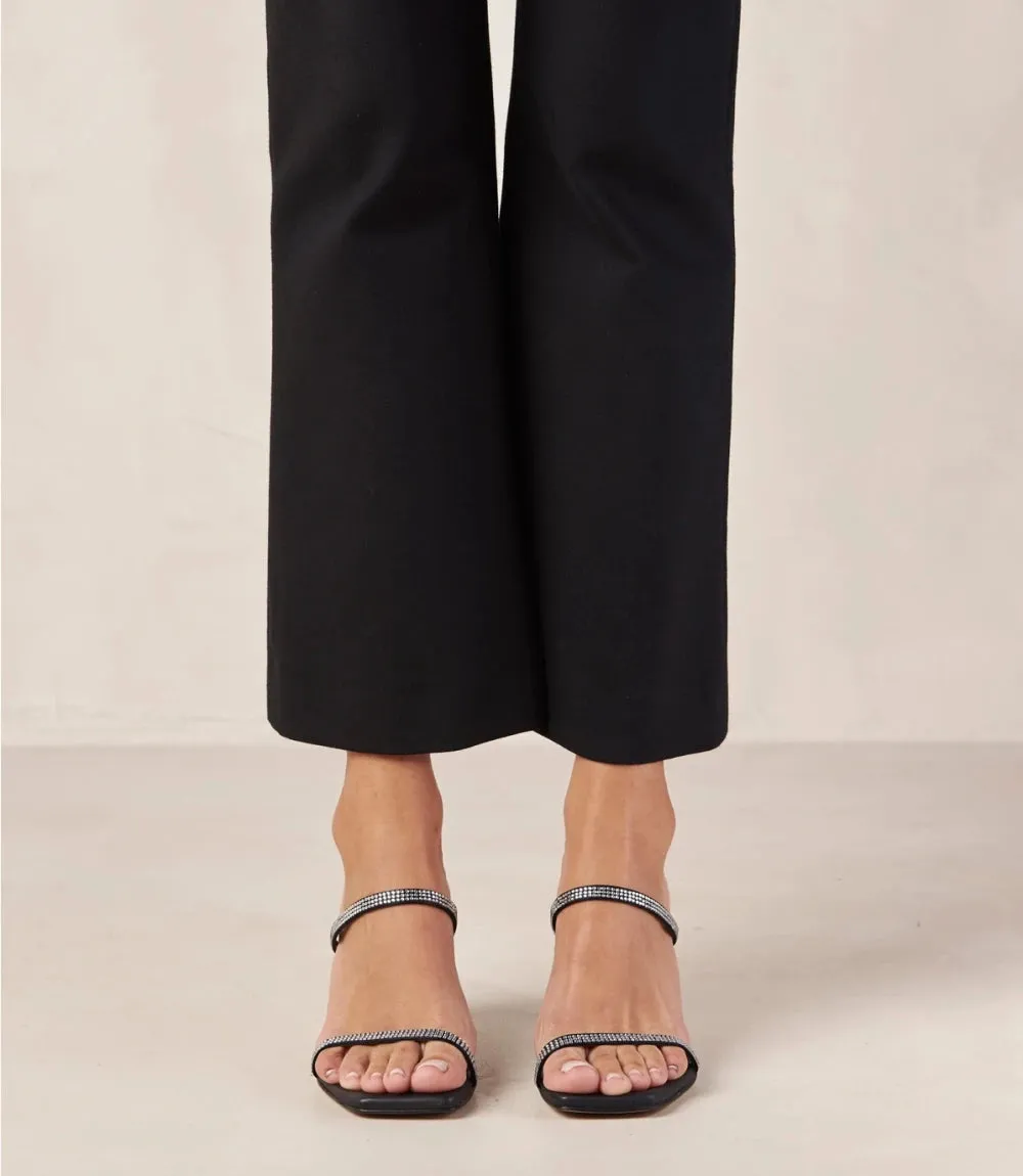 Crystal Leather Sandals