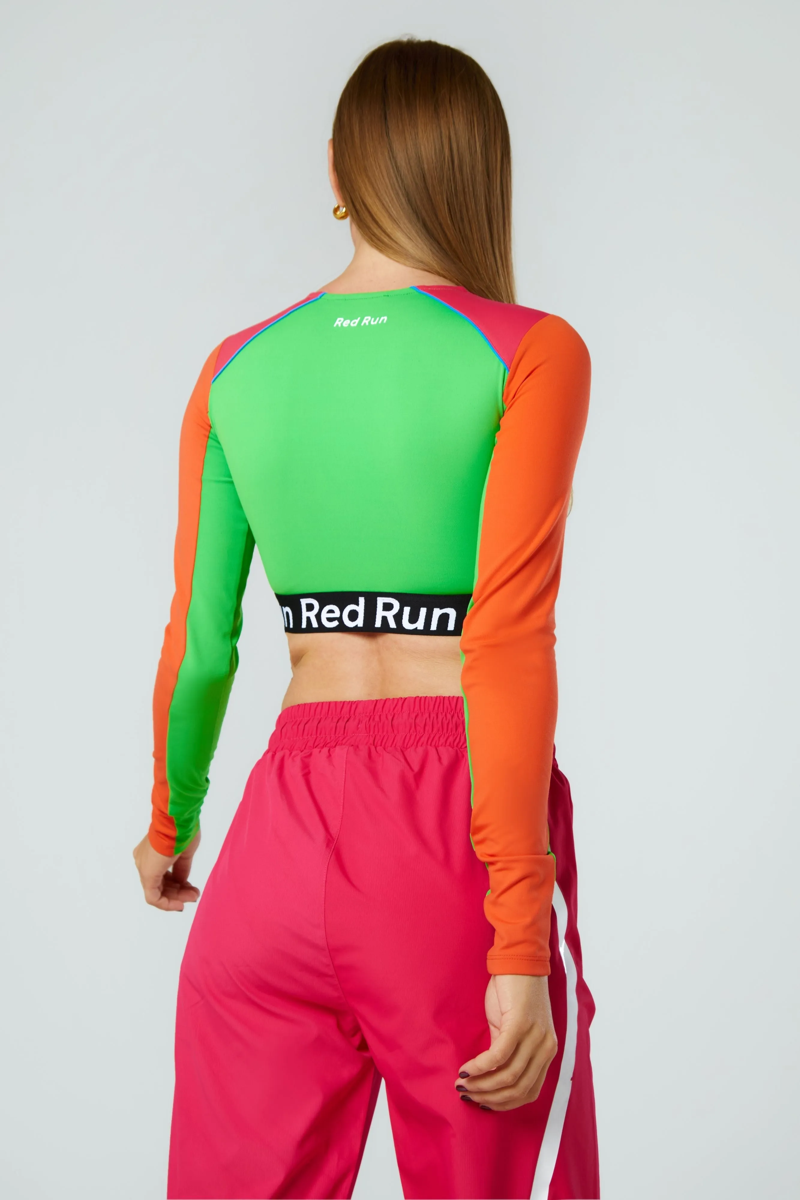 Cut Out Crop Top - Neon Safari