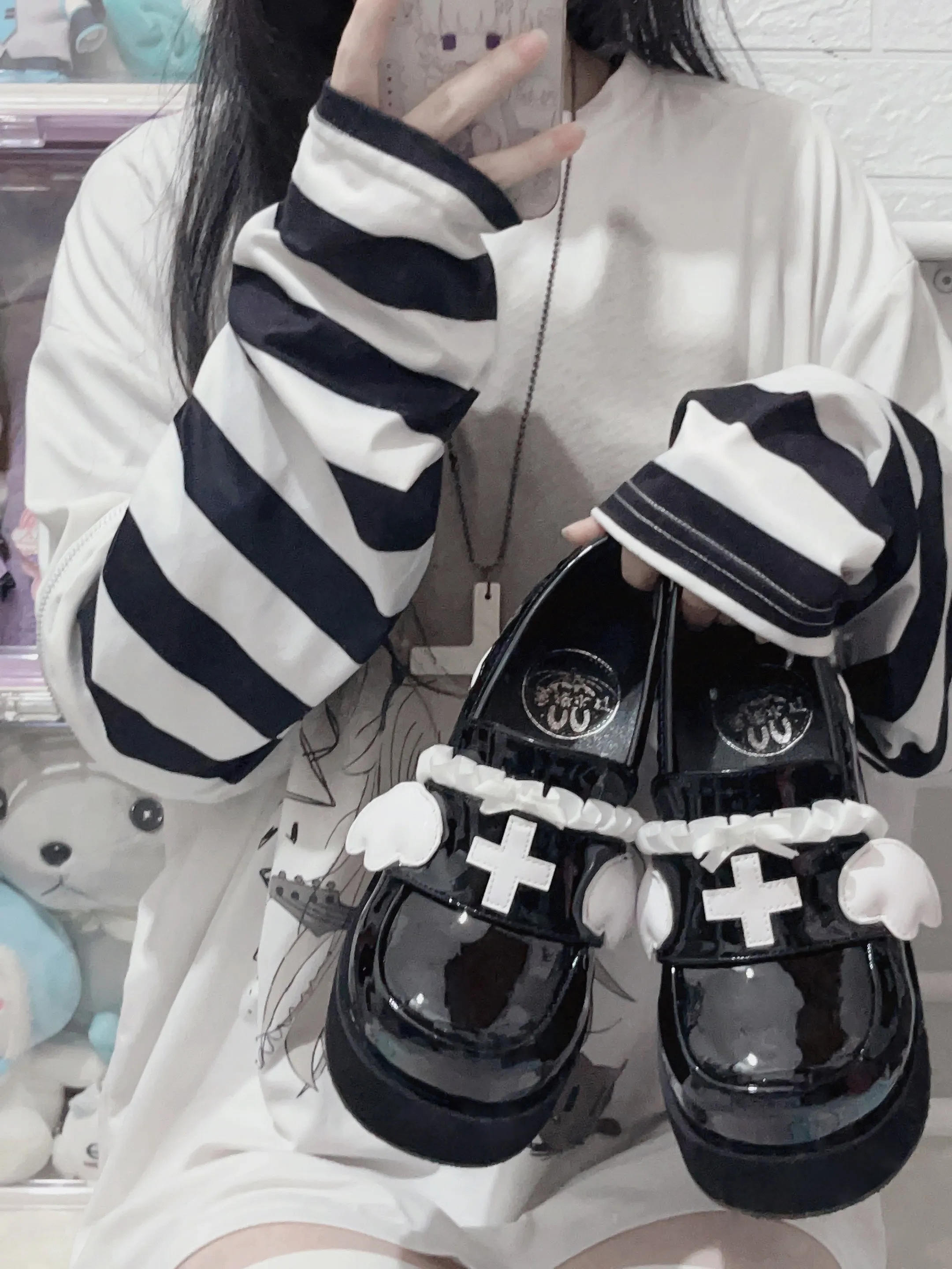 Cute Wing Platform Shoes UB99225