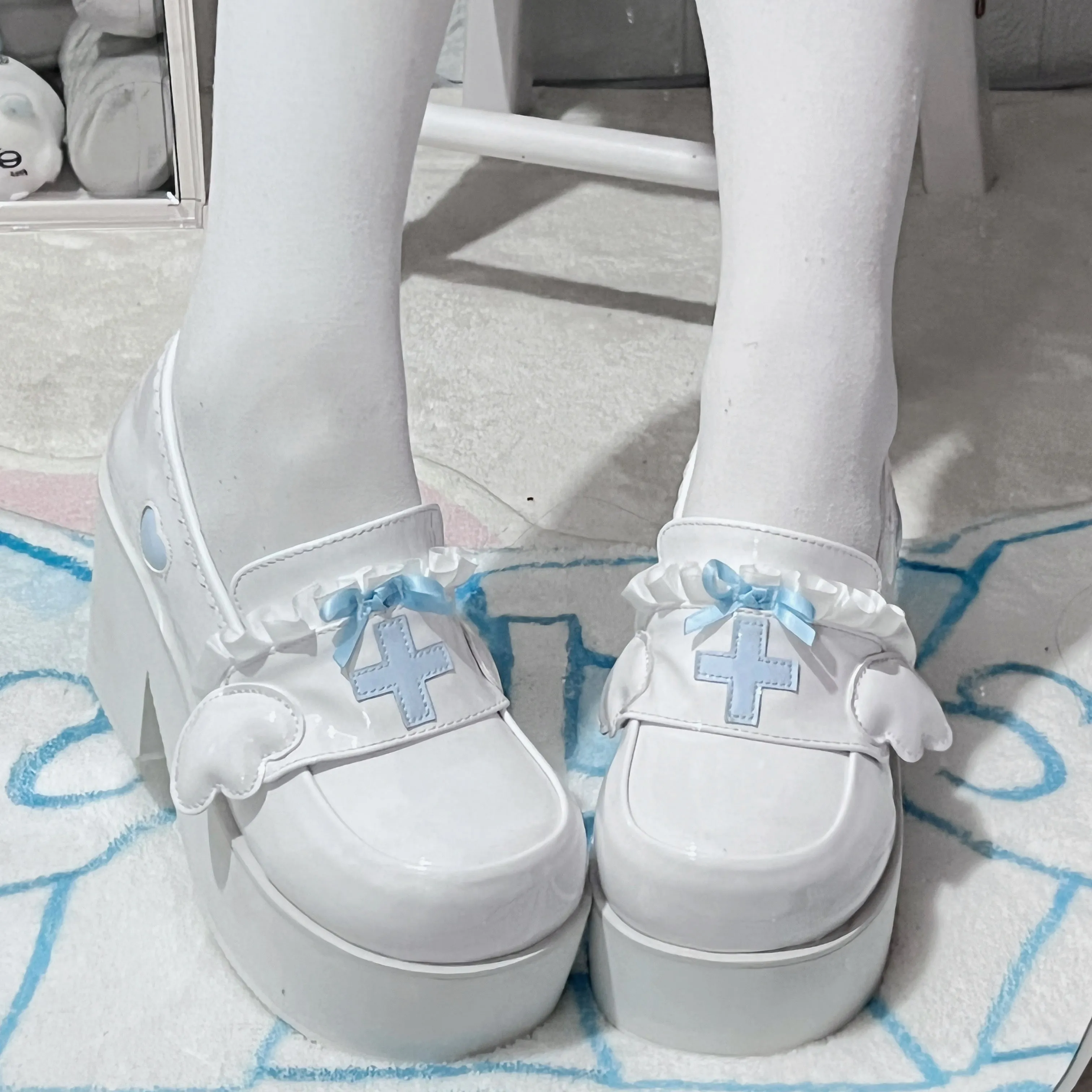 Cute Wing Platform Shoes UB99225
