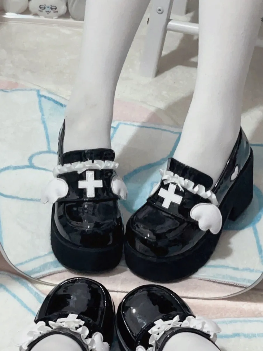 Cute Wing Platform Shoes UB99225