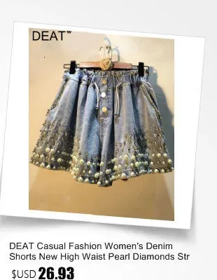 DEAT Fashion Women's Camouflage Skirt High Waist Single Breasted Pockets Tassel Full-length Skirts Summer 2024 New Tide 17A7149