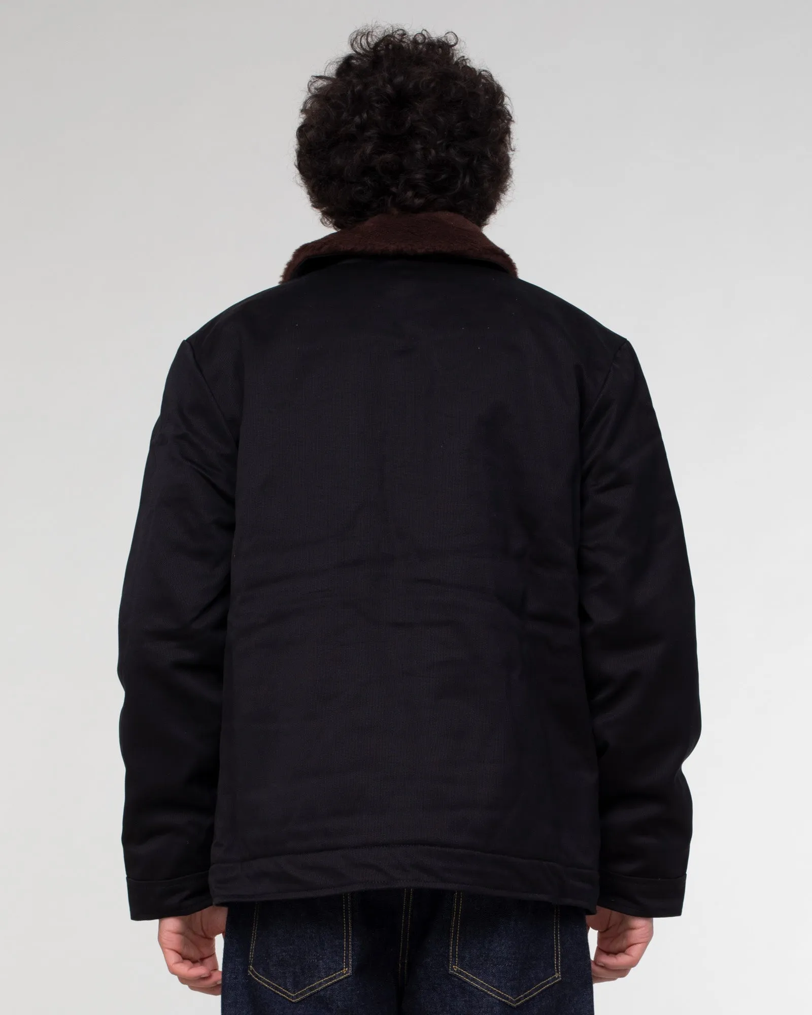Deck Jacket Bedford Cords Black