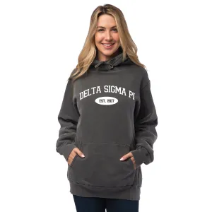 Delta Sigma Pi Hooded Pullover Vintage Sweatshirt