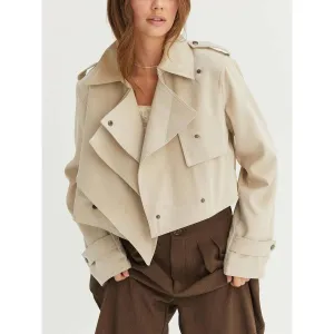 Demi CROPPED TRENCH COAT