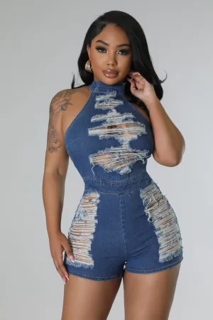 Denim Babe Romper