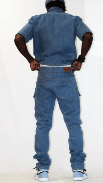 Denim Double Pocket Jeans