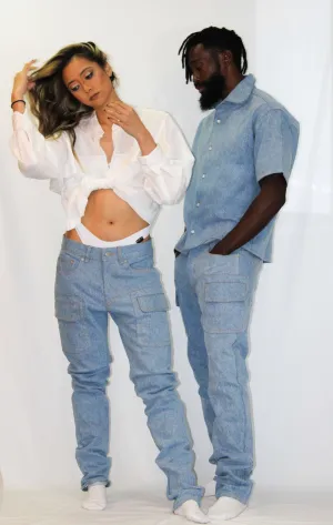 Denim Double Pocket Jeans