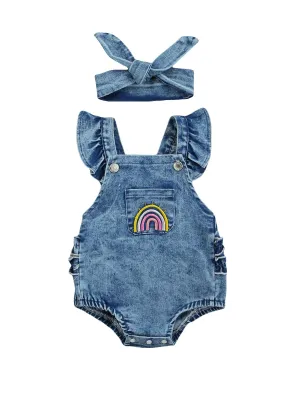 Denim On Denim Romper