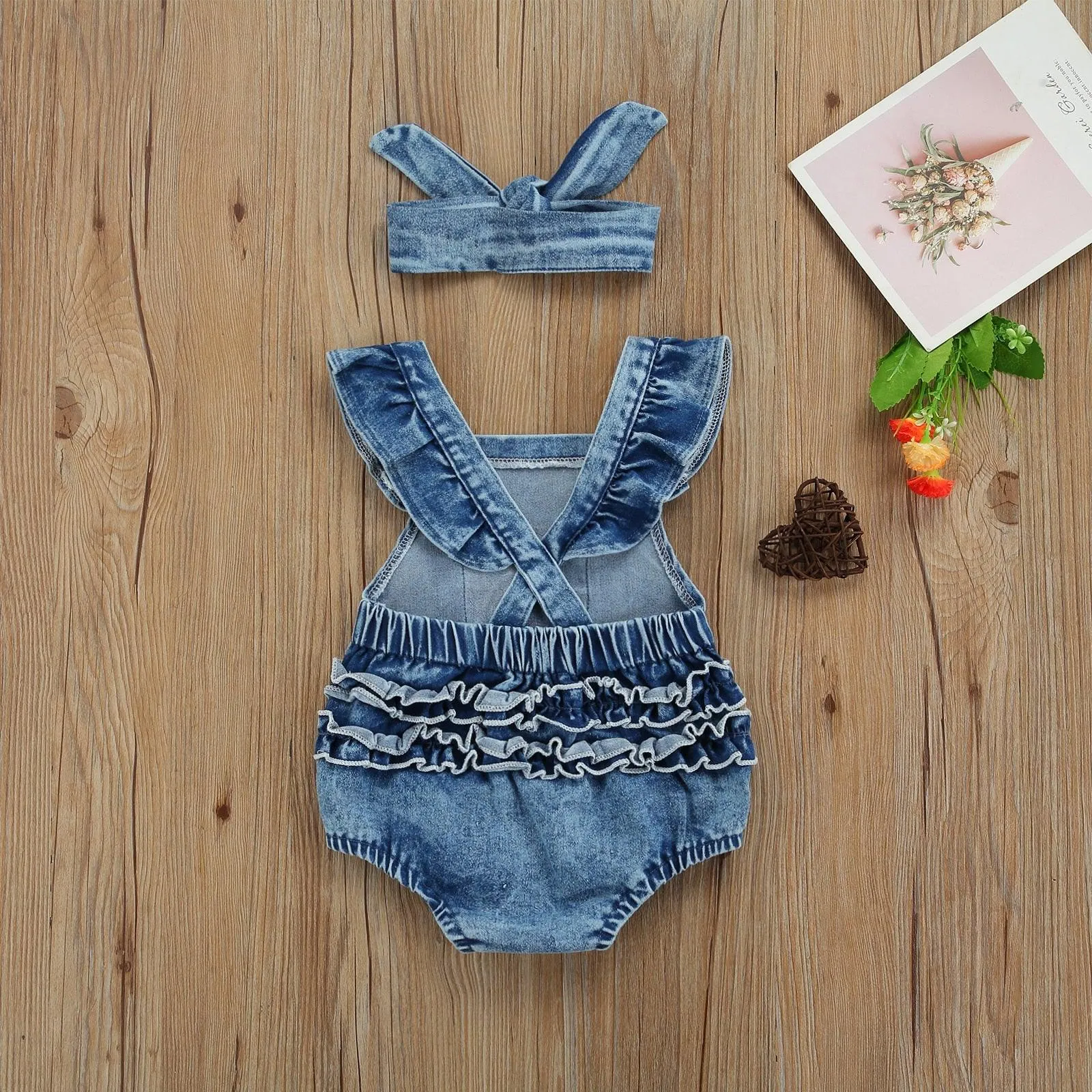 Denim On Denim Romper